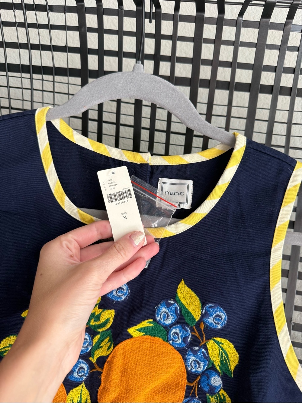 Anthropologie Maeve Embroidered Shell Tank - Picture 6 of 6